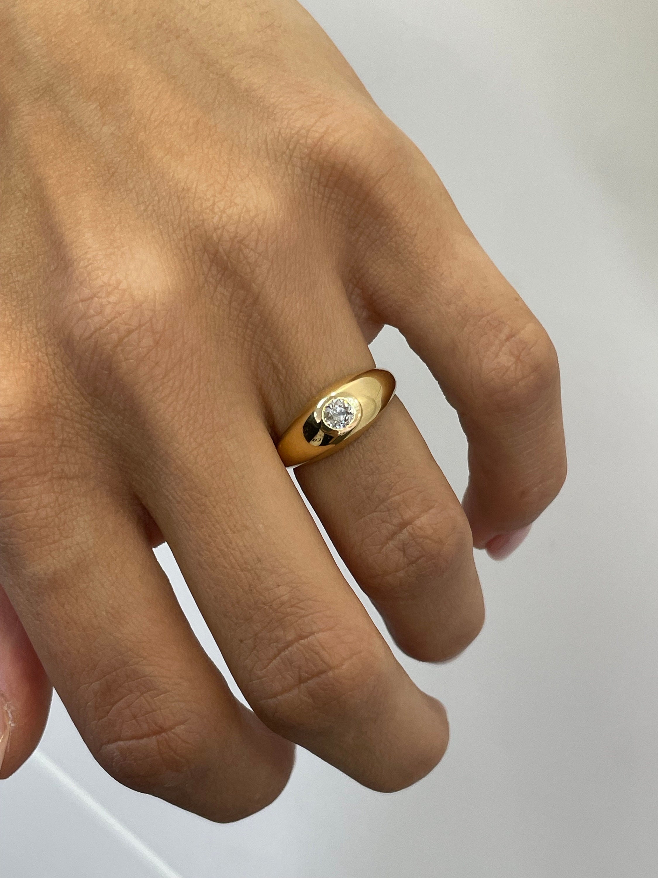 18k 18ct vintage gypsy ring シグネットリング 18k 18ct vintage gypsy ring シグネットリング