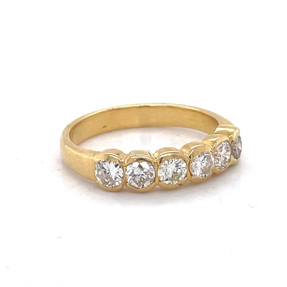 Vintage Gold Wedding Band, Vintage Diamond Ring, … - image 5
