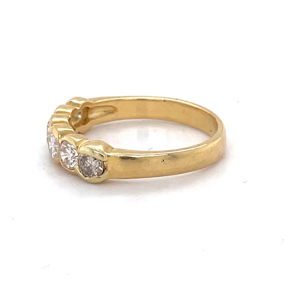 Vintage Gold Wedding Band, Vintage Diamond Ring, … - image 7