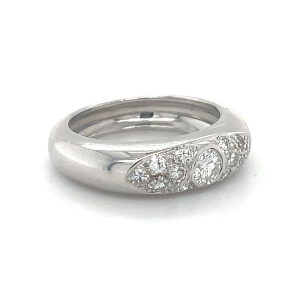 Vintage Diamond Ring, 0.5ct Natural Diamond, 18K … - image 9