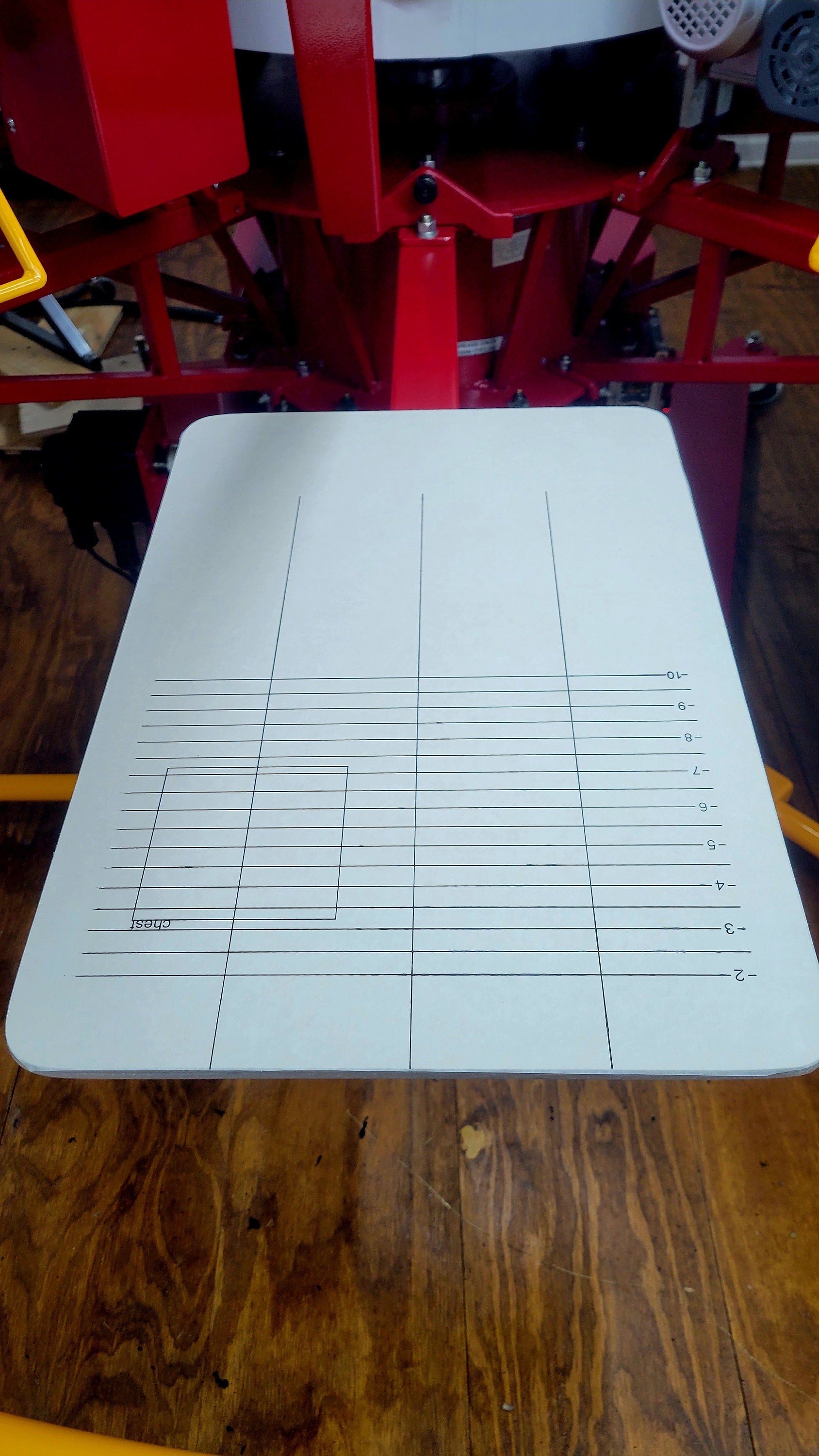 Registration Templet for Screen Printing 20