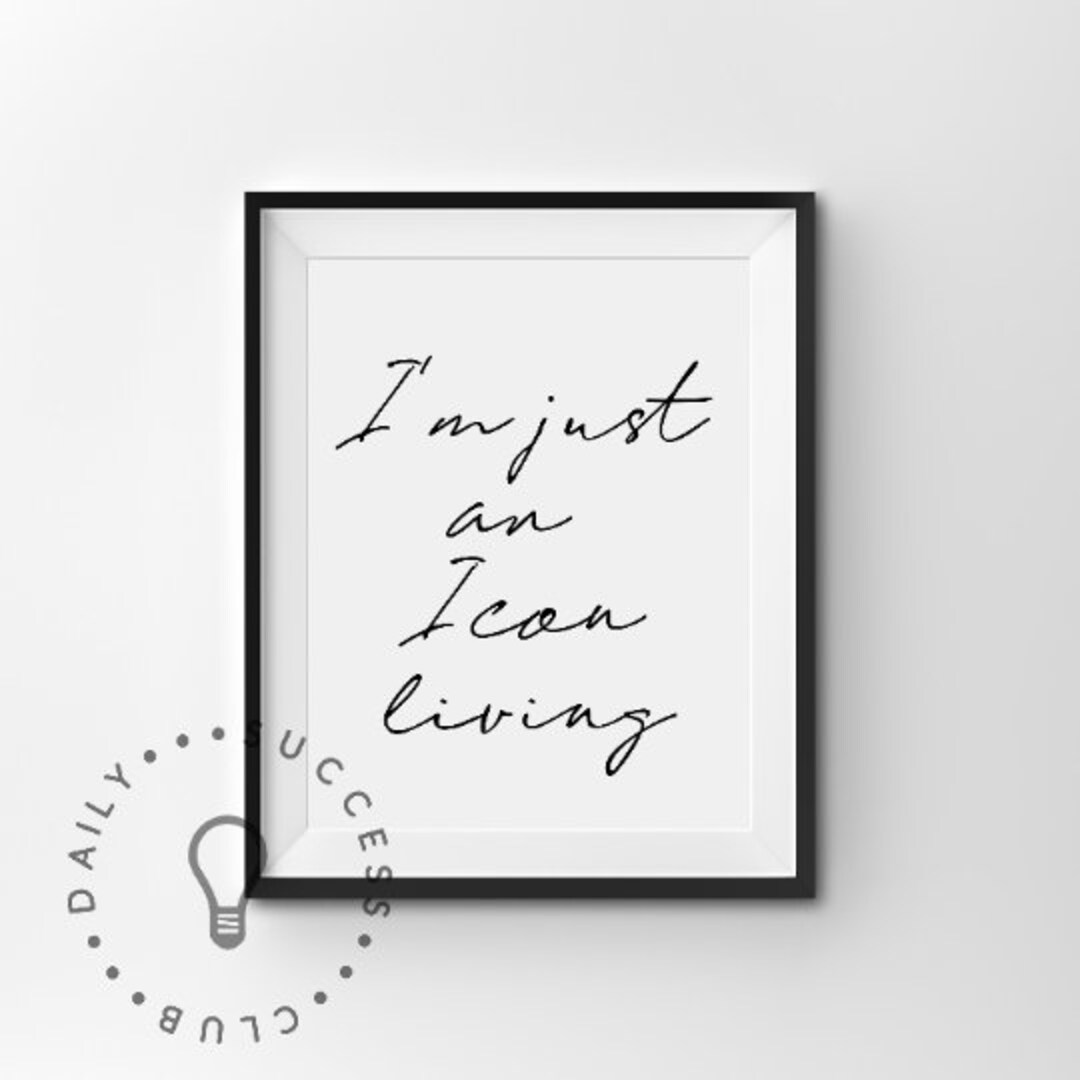 Icon Living Rap Lyrics Wall Art Rap Lyrics Jay Z Art Rap Etsy