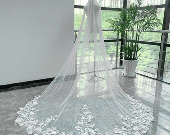 long lace veil