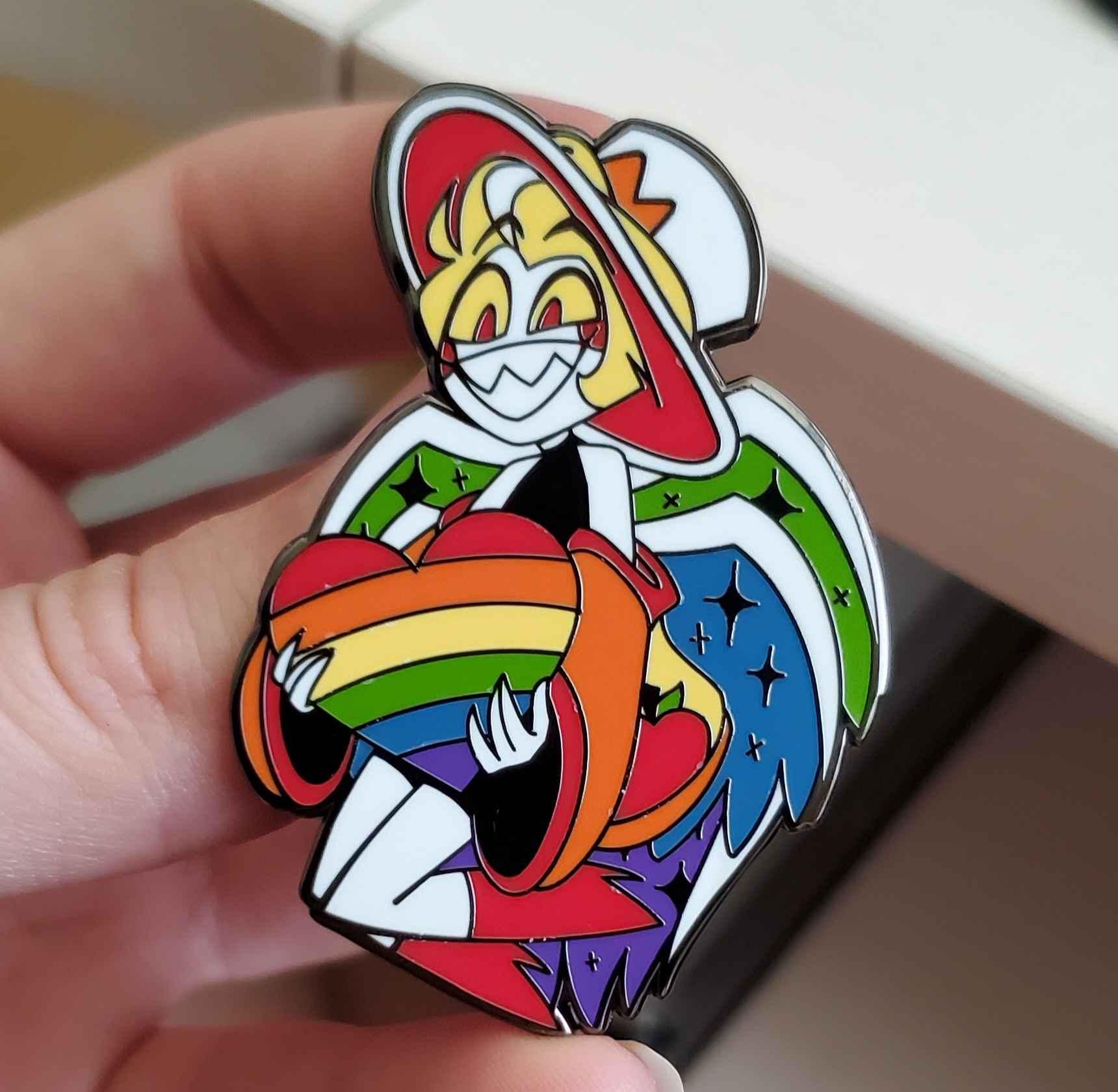 Hazbin Hotel Pride Enamel Pins - Etsy