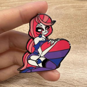 B and C Grade Hazbin Hotel Pride Enamel Pins