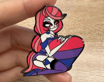 Hazbin Hotel HH Chibi Characters Hard Enamel Pins - Etsy