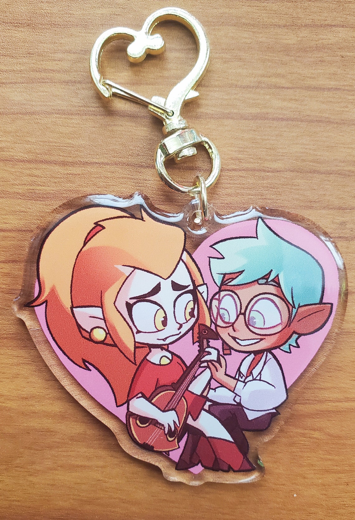 Owl House Couple Keychains Etsy