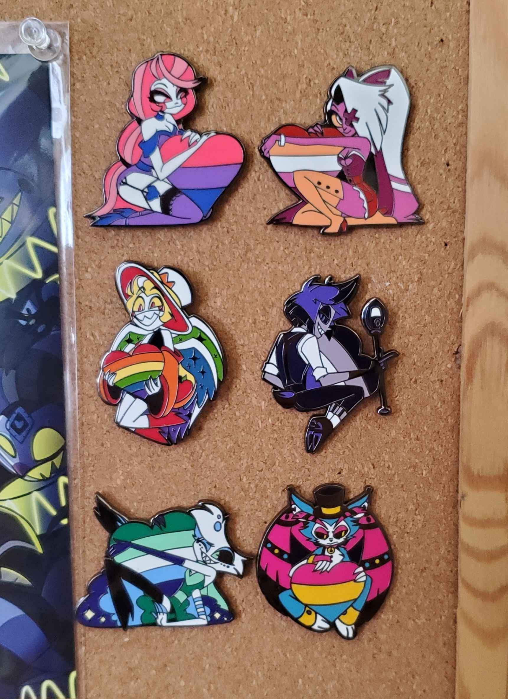 Hazbin Hotel Pride Enamel Pins - Etsy