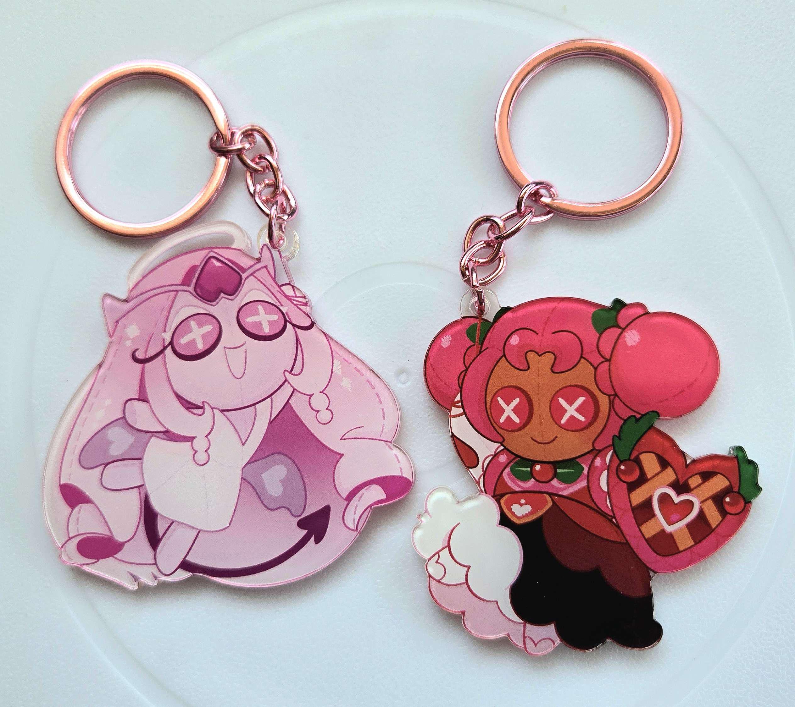 cookie＊キーホルダー PRE-ORDER Cookie Run Keychains - Hollyberry Cookie and Eternal