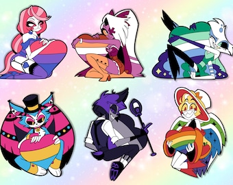 ハズビンホテルプライドエナメルピン - Etsy 日本