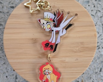 Lucifer and Baby Charlie Keychain