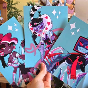 Hazbin Hotel "The Vees" Fashion Mini Prints