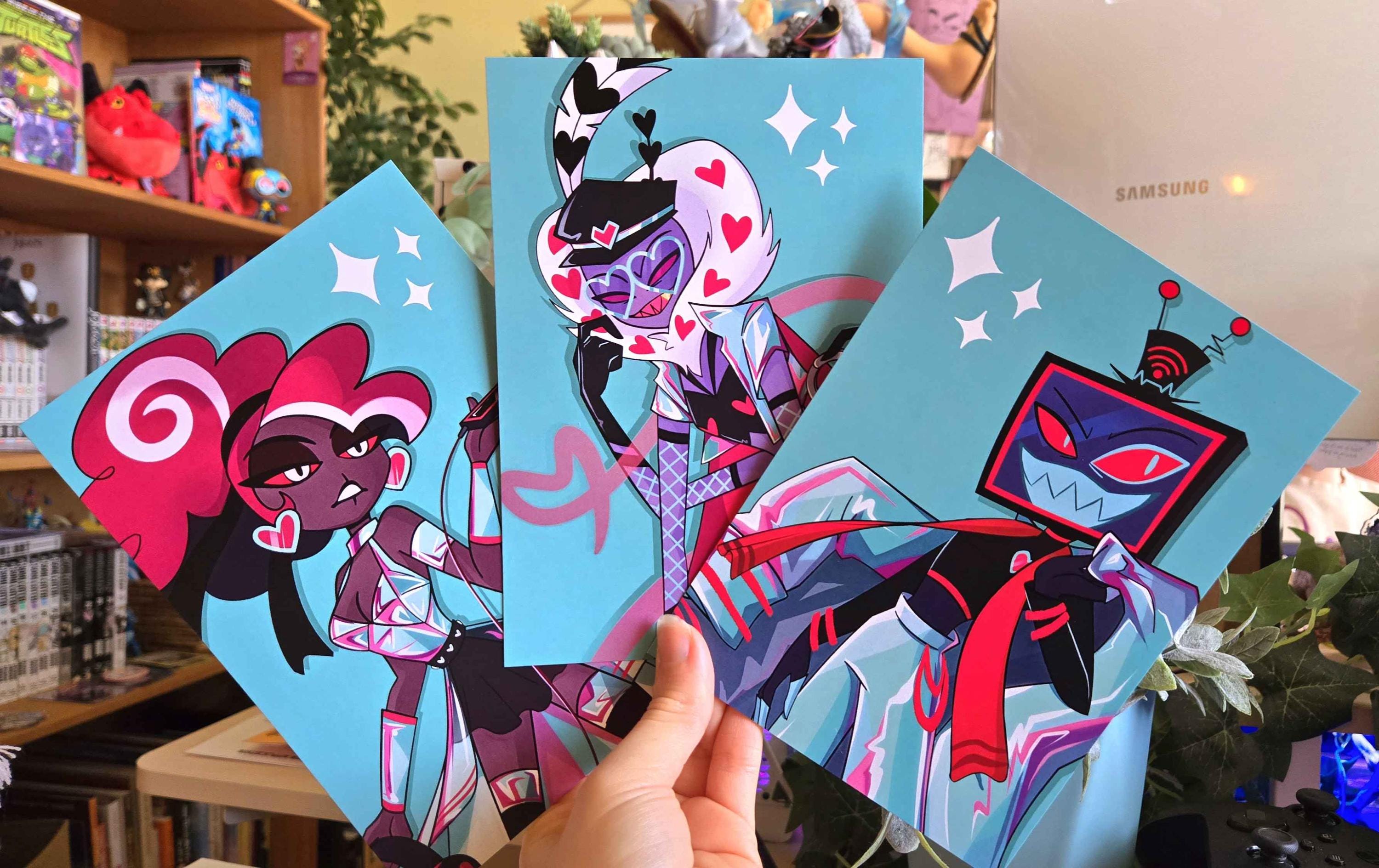 Hazbin Hotel "The Vees" Fashion Mini Prints