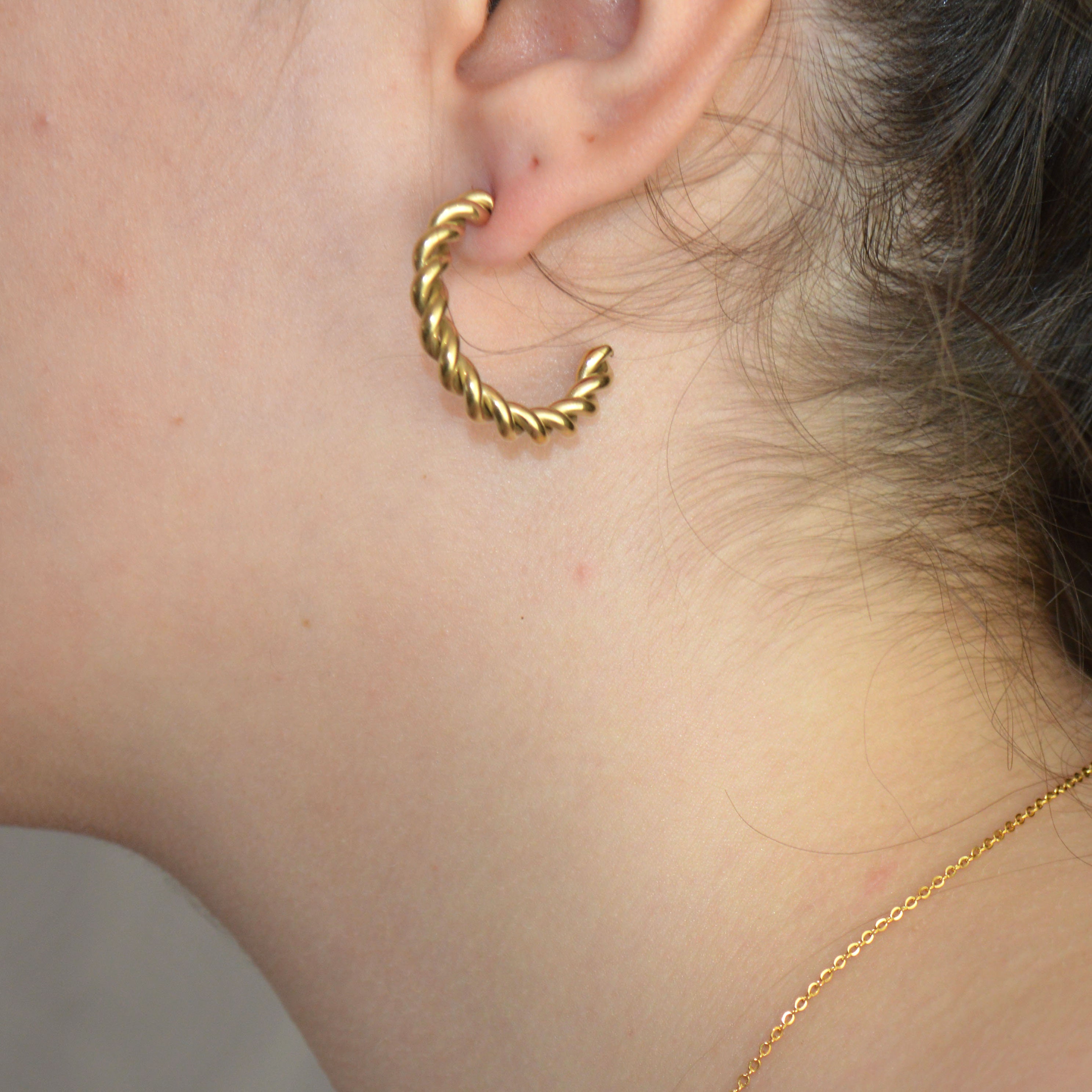 SMJEL Pendientes Geométricos De Acero Inoxidable Para Hombre Y Mujer Joyer A De Moda De