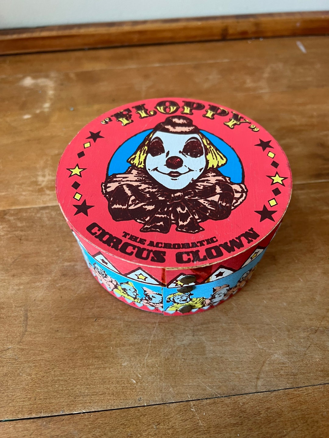 Vintage Enesco Floppy the Acrobatic Circus Clown Box Etsy