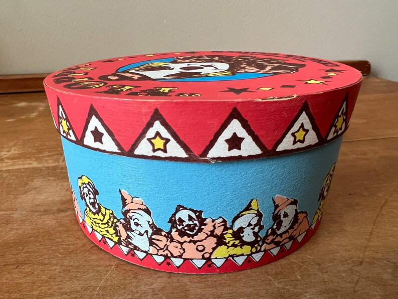 Vintage Enesco Floppy the Acrobatic Circus Clown Box Etsy