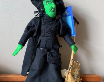 NWT Vintage Wizard of Oz Wicked Witch Of The West Plush Toy