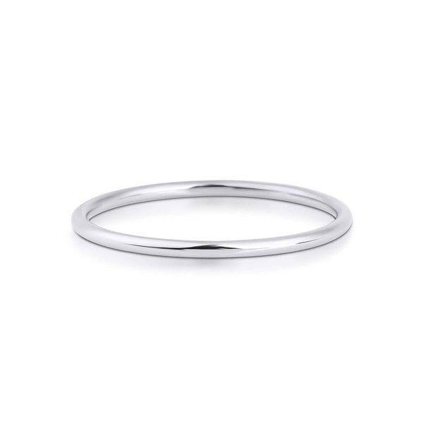 Platinum Wedding Band , 1.2 mm Simple Platınum Wedding Band , FREE SHİPPİNG