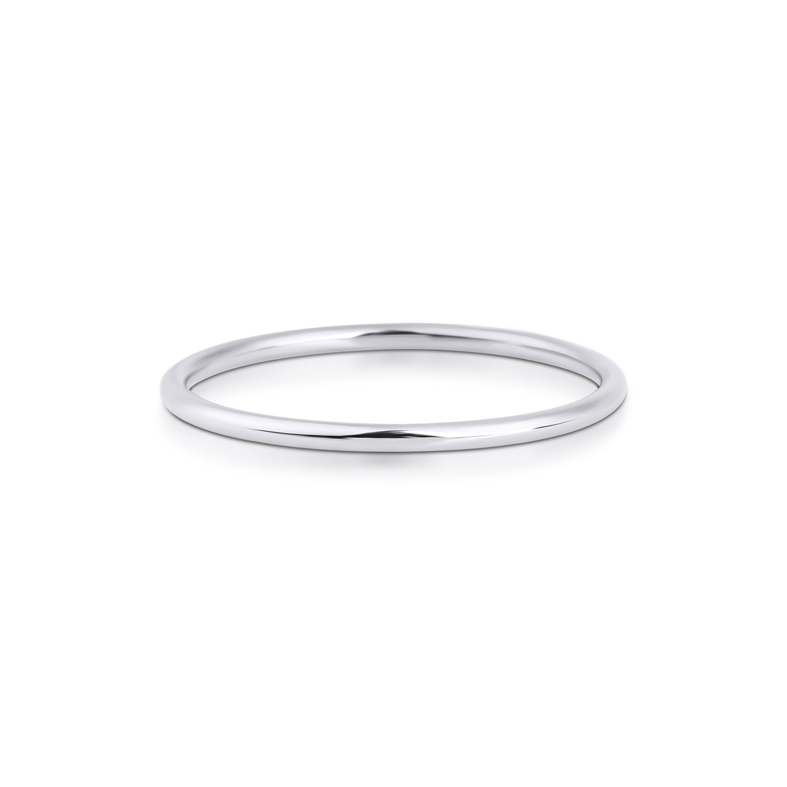 Platinum Wedding Band 1.2 mm Simple Platınum Wedding Band Etsy