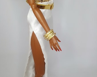 Bijoux fantaisie Bracelet pour poupée Fashion Royalty, Poppy Parker et certaines poupées Barbie, lot de 3 Barbie Or/Argent