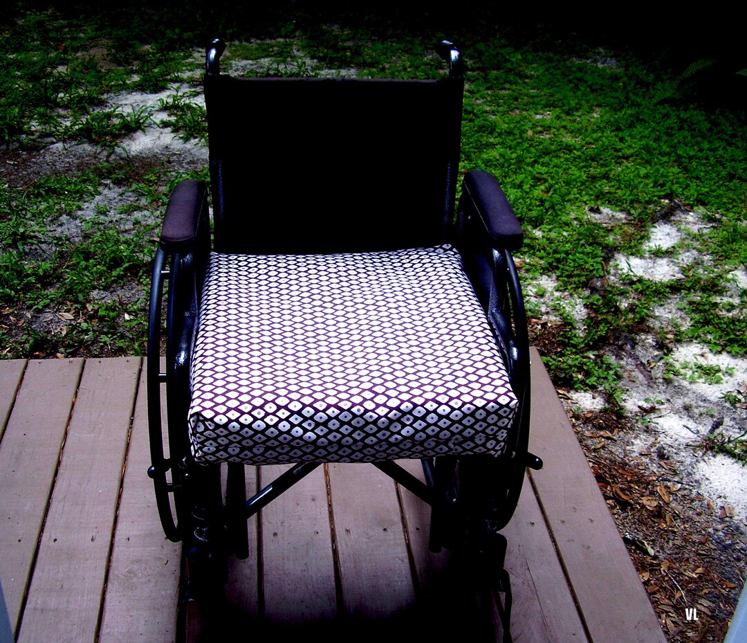 Waterproof Wheelchair Cushion Seat Cover Terracotta Diamond Etsy