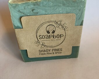 Golden Girls Inspired "Shady Pines" Fresh Pine & Spice Bar Soap