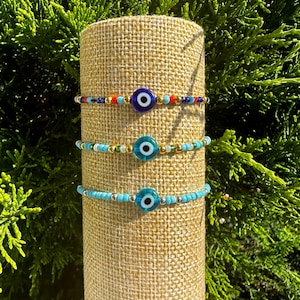Evil Eye Bracelets | Adjustable | Stylish | Summer Jewelry | Mother&#39;s Day