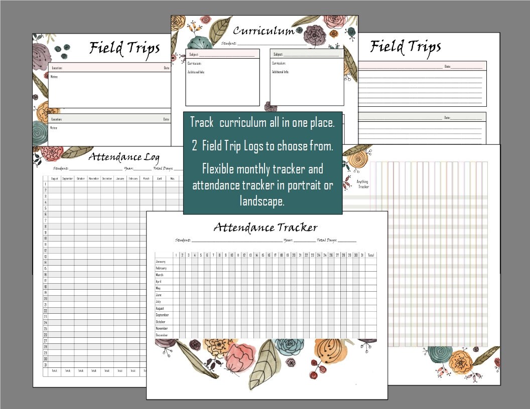 2022-2023 Homeschool Planner printable 52 Pages With - Etsy