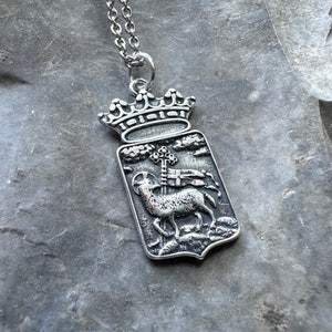 Lamb of God CHRISTIAN Pendant Sterling Silver Evangelical Jewelry Gift for Men Gospel Jewelry for Him Agnus Dei Necklace 14K Gold Plated