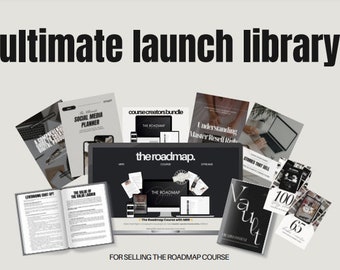 The Roadmap 2.0 Ultimate Launch Library | MRR/PLR | 11 Digital Products with Master Resell Rights