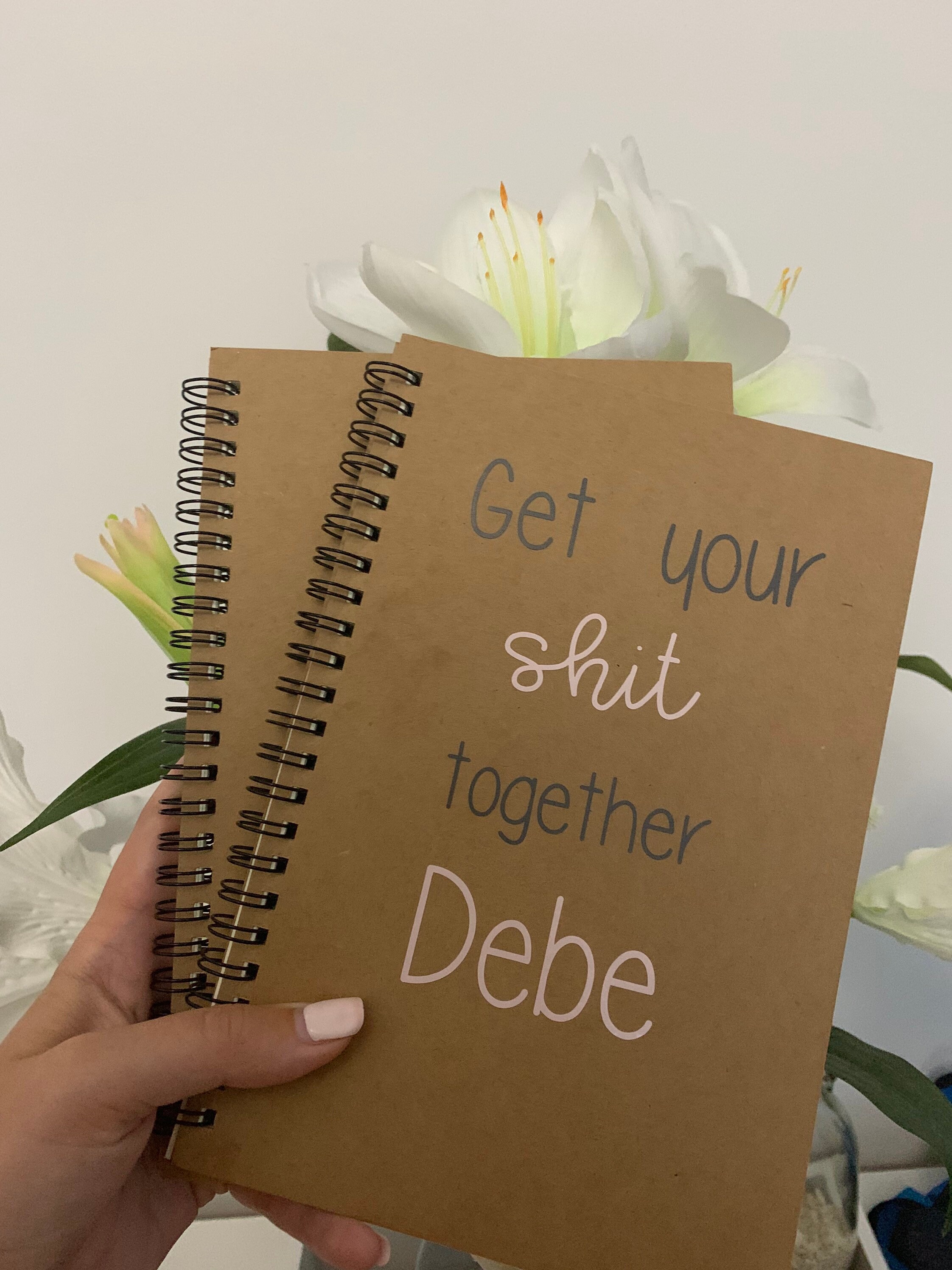 Adult Personalised Notebook A5 Etsy