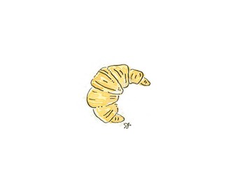 Croissant Sticker (Mini)
