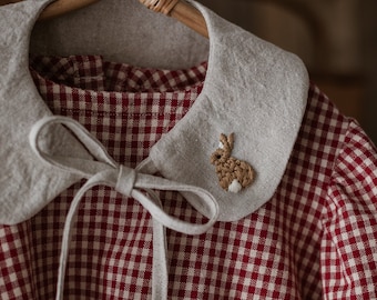 AUDREY Ruffle collar, PDF Sewing pattern