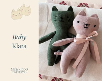 Baby Klara and her Boo! Friends, PDF sewing pattern