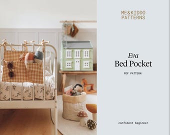 DIY Crib Organizer Sewing Pattern: EVA Bed Pocket (PDF Pattern)