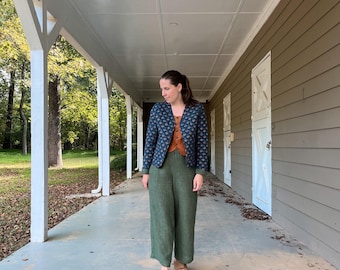 TOVE Vest & Jacket PDF Sewing Pattern – Slim Fit Layering Top with Pockets – Sizes XS–4XL