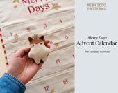 Merry Days - DIY Advent Calendar Sewing Pattern – Christmas Countdown with Pockets (PDF Pattern)