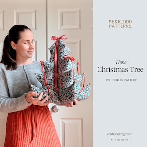 DIY Stoff Weihnachtsbaum PDF Schnittmuster