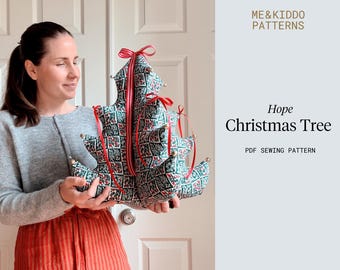 DIY Fabric Christmas Tree PDF Sewing Pattern