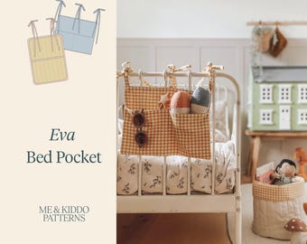 DIY Crib Organizer Sewing Pattern: EVA Bed Pocket (PDF Pattern)