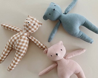 BUTTERCUP Bear PDF sewing pattern, Teddy bear sewing pattern