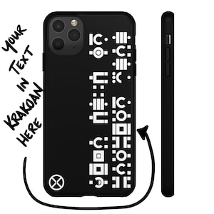Custom Krakoan Text X-Men Phone Case