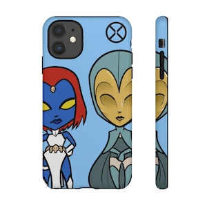 Destiny and Mystique X-Men Phone Case (Blue, Red, Black, White - iPhone & Android)