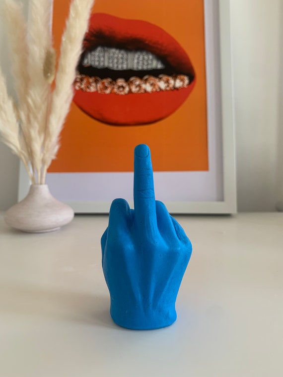 Middle Finger Ornament|| Middle finger, Quirky home decor, Quirky gift, Hand ornament, Middle finger statue, Quirky ornament, Funky ornament