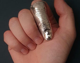 ARMOUR custom fitted 925 silver full finger jewellery