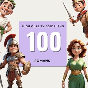 100 Roman Empire Png, Roman Empire Clipart, Ancient Rome Clipart, Gladiator Clipart, Warrior Clipart, Cute Cartoon png, Historical Clipart