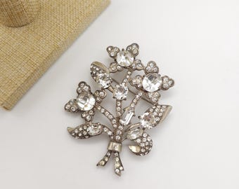 Vintage 1940s Eisenberg Original Sterling Signed Brooch