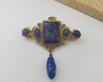 Antique 1920s Egyptian Revival Neiger Brooch