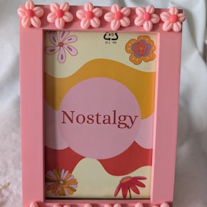 Floral photo frame, color photo frame, toddler wall decor, 4*6 photo frame color,picture frame,