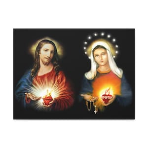 Two Hearts: Jesus Sacred Heart and Mary Immaculate Heart
